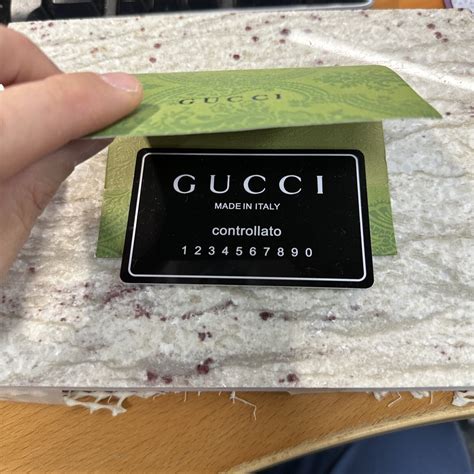 fake gucci kids|Gucci authenticity card.